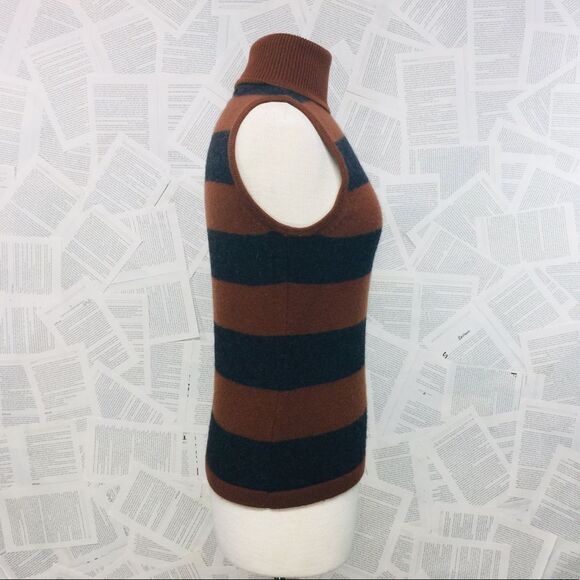 Vintage Carlisle Wool Cashmere Sleeveless Medium - Picture 3 of 5